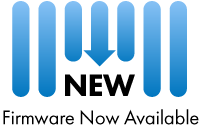 Image text: New firmware now available