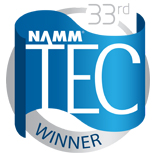 33rd NAMM TEC winner badge