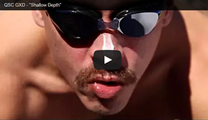 Video thumbnail of a swimmer about to dive in