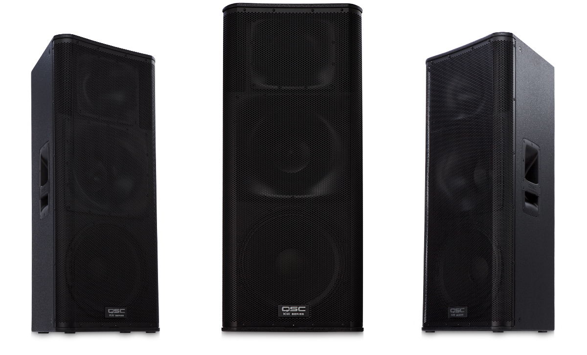 Front image of KW153 speakers