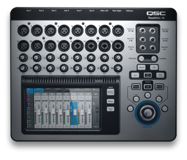 QSC TouchMix-16 Compact Digital Mixer – Kraft Music