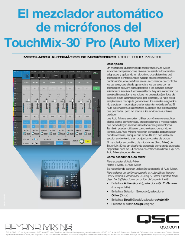 Touchmix 30 Pro 32 Channel Digital Mixer